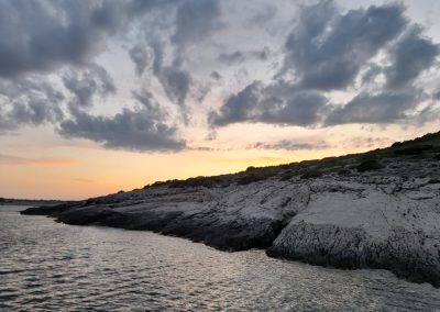 einsame Insel auf den Konaten, beliebtes Reiseziel in Kroatein